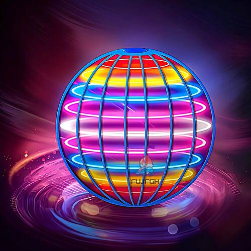 Flying Ball Suspension Color LED Automatic Boomerang Ball Bl