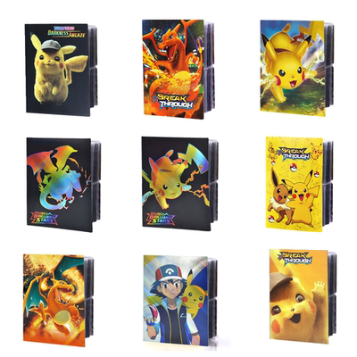 240pcs Album Pokemon Map Grand Format 4pocket Holder Collect