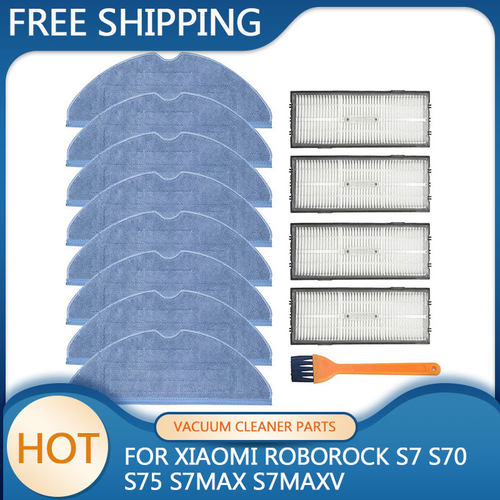 Mop Rags Brush Mop Cloth Pads For Xiaomi Roborock S7 T7S T7S