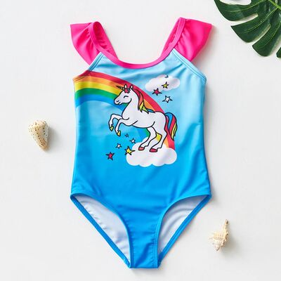 2022 One Piece Girls Swimsuits New 2022 Kids 2-8 Years Swims