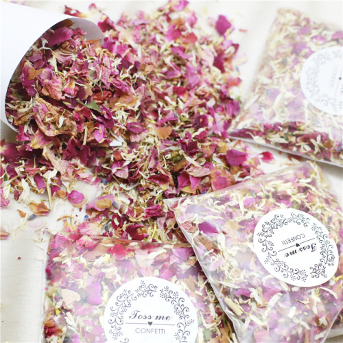 1/10/20/50Pcs Natural Rose Confetti Wedding Dried Flower Pet