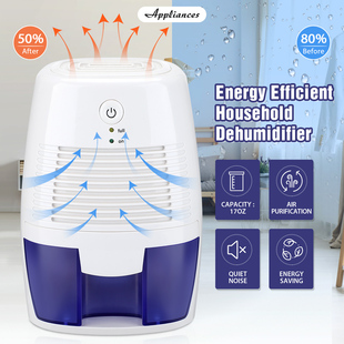 Portable Dehumidifier Air Purifier USB Mute Moisture Absorbe