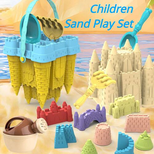 Beach Castle Bucket Play Sand Set Toys Sand Scoop Children S