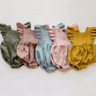 Baby Girl Clothes Brand Summer Baby romper Short Sleeves bab