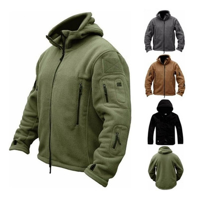 Military Fleece Tactical Jacket Outdoor Thermal Ventilation