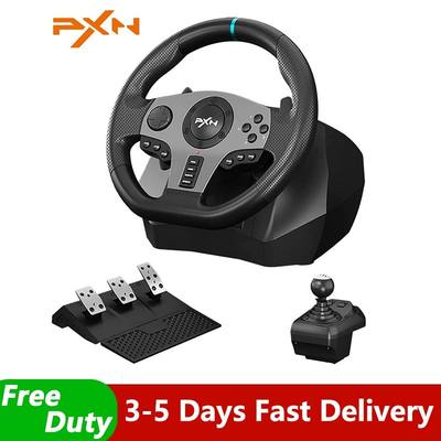 Gaming Steering Wheel PXN V9 Volante PC Gaming Racing Wheel