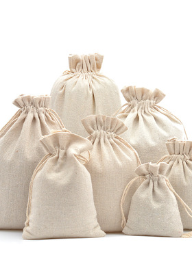 10/50pcs Multi Size Reusable Cotton Drawstring Gift Bags Jew