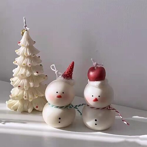 Christmas Silicone Mold for Candle Large 3D Christmas Tree S