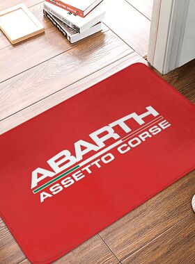 Abarth 500 Assetto Corse Italia Doormat Rug Carpet Mat Footp