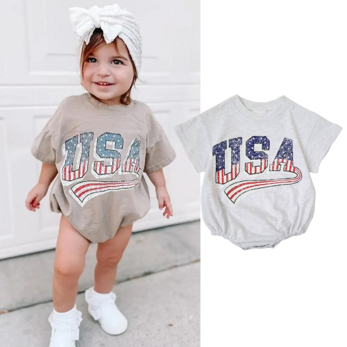 FOCUSNORM 3 Colors Newborn Baby Boys Girls Independence Day