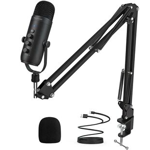 Professional USB Saming Podcast PC Microphone Studio Cardioi