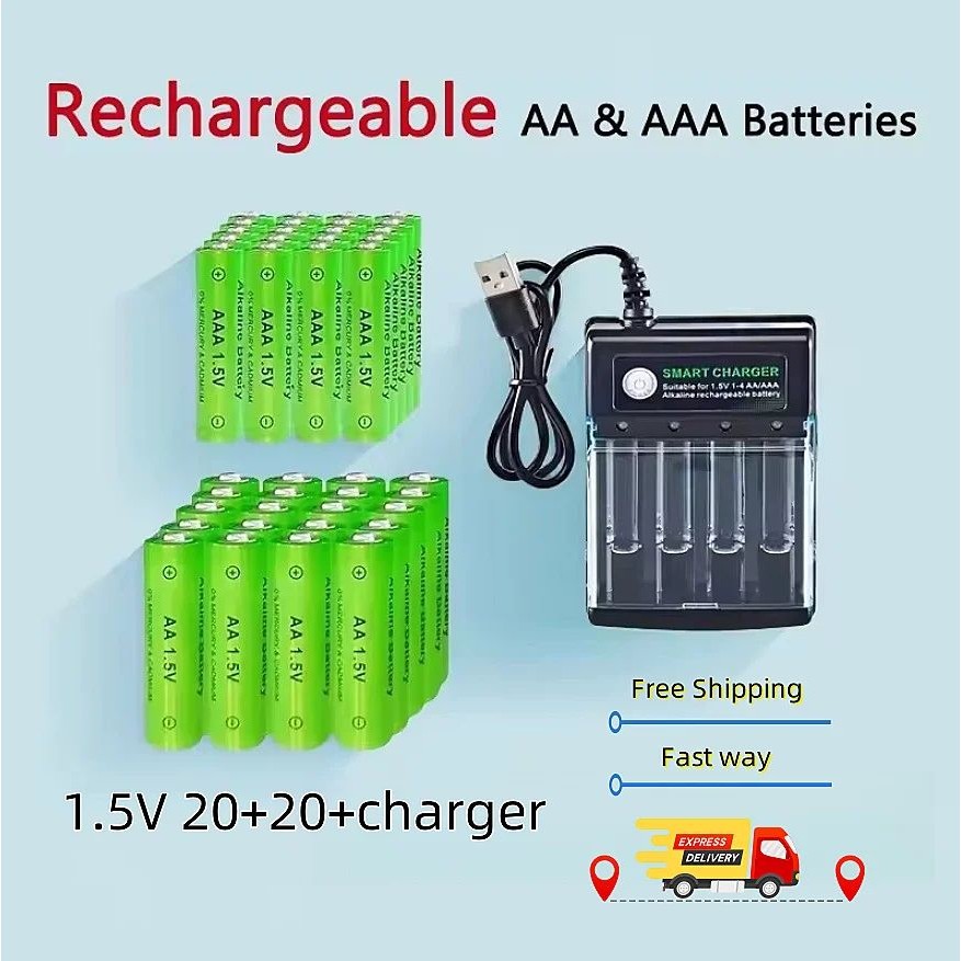 Original AA Rechargeable AAA Battery 1.5V AA 9800mAh/AAA 880图片