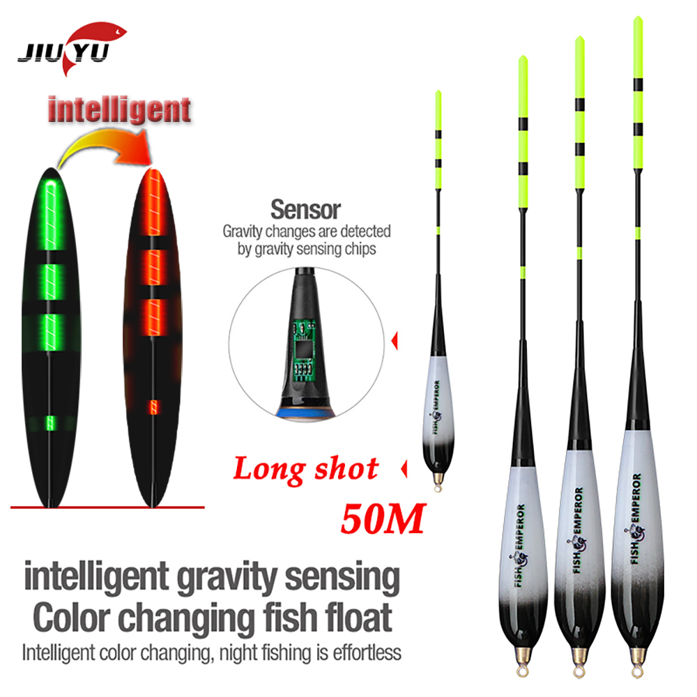 Smart Fishing LED Light Floats Night Gravity Sensing 3+2g/4+