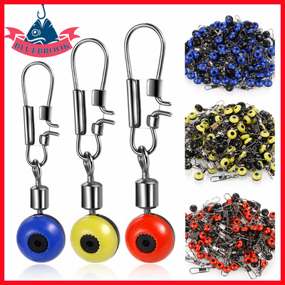 Fishing Connector Swivels Float Bobber Stops Space Beans Pin