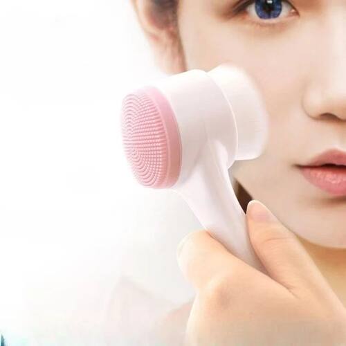 3D Silicone Face Cleansing Brush Manual Cleanser Facial Clea