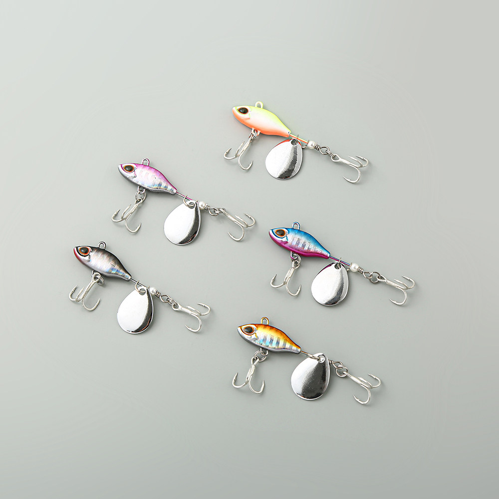 7/10/14g long shot rotating vib vibration bait spinner tail