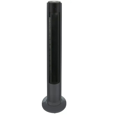 3-Speed Tower Fan, Internal Oscillation, Grey