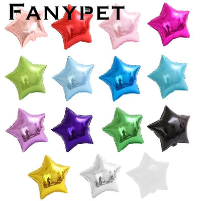 10pcs Baby Shower 18inch pink blue Star Helium Foil Balloons