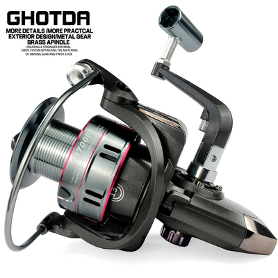 GHOTDA Fishing Reel Spinning 1000-7000 Series Metal Spool Sp