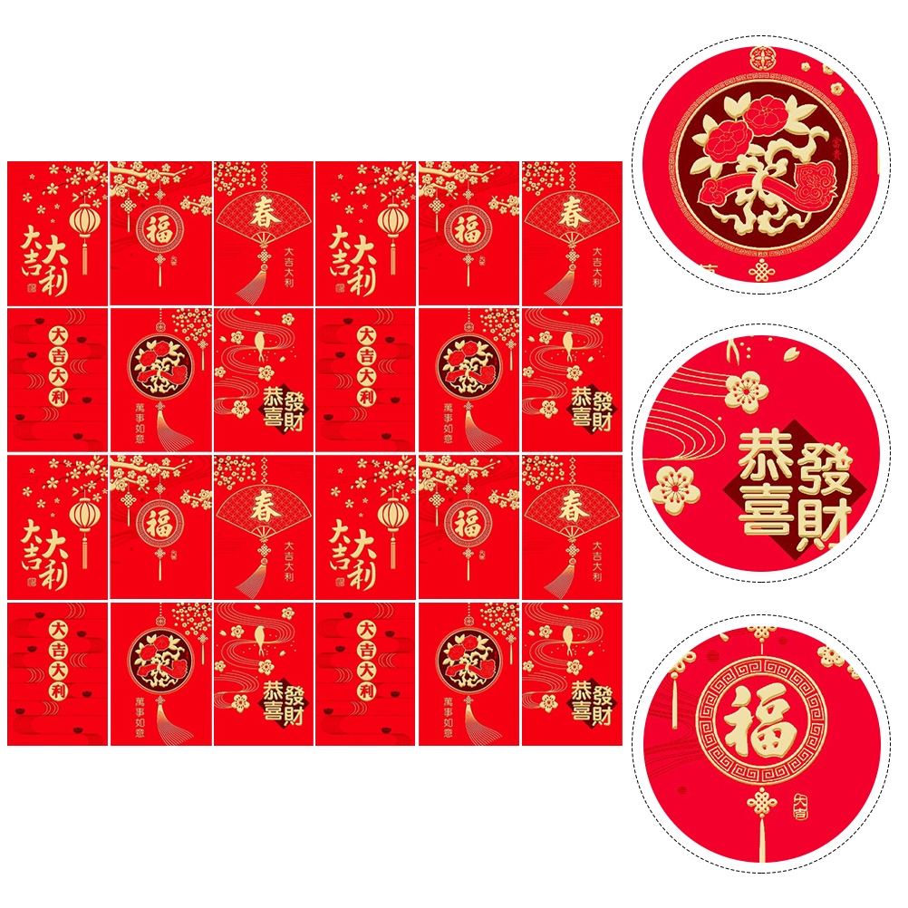Red Envelopes Money Year Chinese Envelope New Gift Luckypack