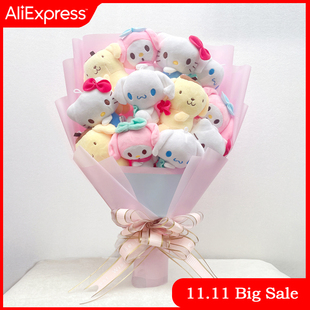 Melody Sof Kawali Plush Bouquet Sanrio Kuromi Cinnamoroll