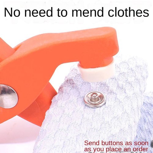 100 sets of buttons Seamless Invisible Press Button Female B