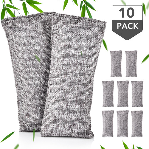 10/20pcs Natural Bamboo Charcoal Bag Desiccant Bag For Wardr