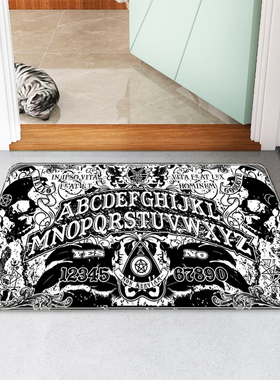 Ouija Board Doormat Entrance Door Non Slip Carpet Bedside Ma