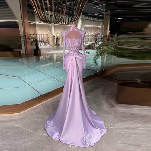 Customized cate Sweetheart Lace Evening Dress for Women Long
