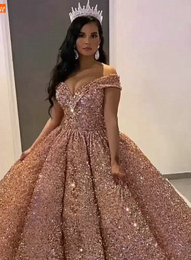 Dubai Sweetheart Burgundy Luxury Wedding Dresses 2021 Pagean