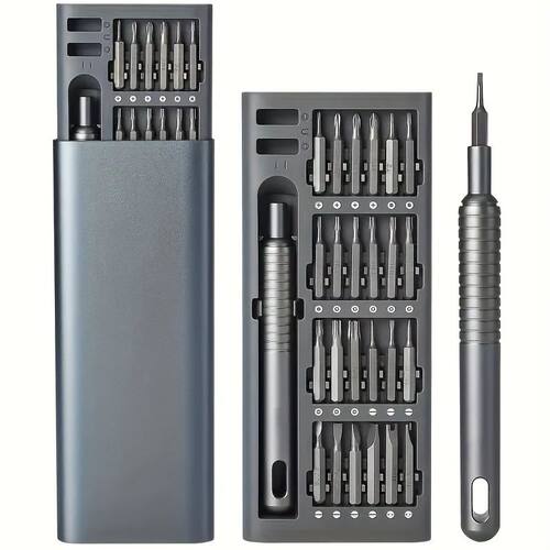 25 in 1 mini screwdriver set, flat head and cross shaped sma