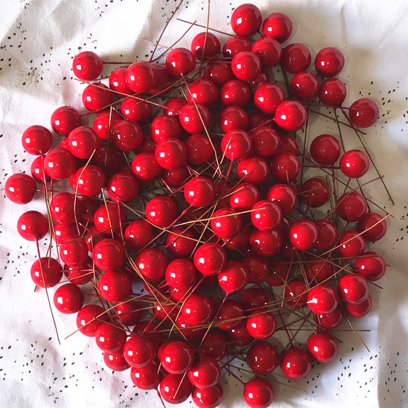 10/50/100pcs 12mm Berry Christmas Artificial Decoration Simu