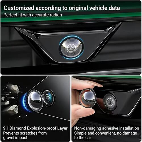 2Pcs Car Camera Lens Protector Cover Advanced Scratch Car Ca