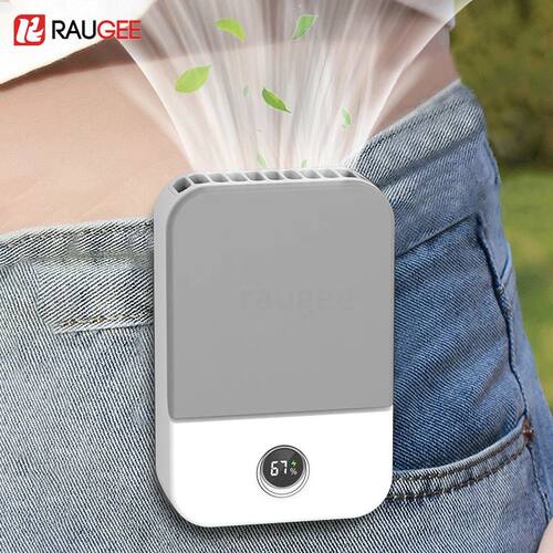 Waist Fan Portable Outdoor  Hanging Neck Fan 3 Gear Strong W