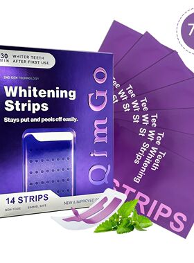 4Pcs Upgraded 2.0 Purple Teeth Whitening Strips, Professiona