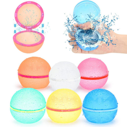 Magnetic Reusable Water Balloons Refillable Water Balloon Qu