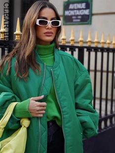 Women Casual Solid Pocket Bomber Jacket Female Loose Commute