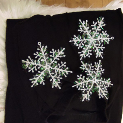 30Pcs Christmas White Snowflake Decor For home Hanging Penda