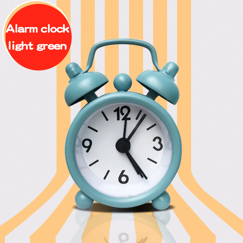 Mini Cute Metal Small Alarm Clock Creative Student Electroni