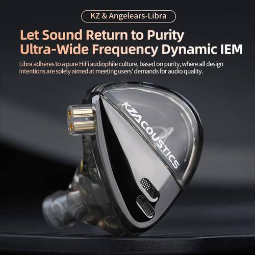 KZ Libra X In Ear Earphones,Detachable Cable Bass Earbuds,Hi