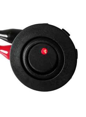 汽车游艇改装短框架开关船型20A12V开孔3CM圆形按键按钮红色新品