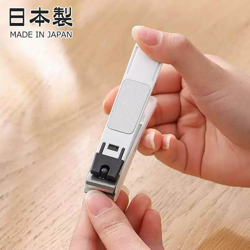 日本原装进口精工指甲刀大号家用防飞溅指甲剪折叠不锈钢脚指甲钳