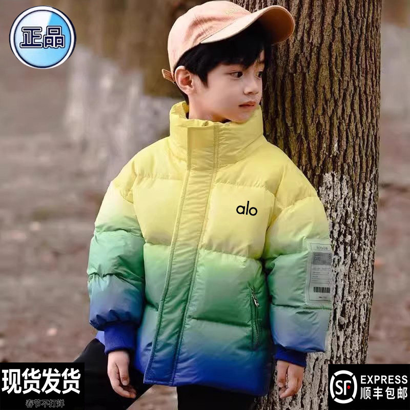 品牌正品儿童羽绒服男童冬季2025新款白鸭绒加厚保暖冬装面包外套