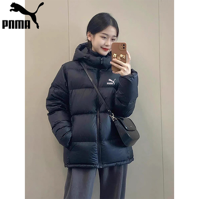 2025新款加厚短款白鸭绒羽绒服女