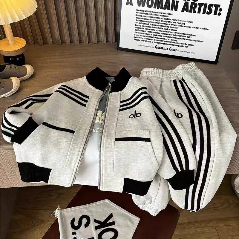 品牌正品男童套装春秋装2026新款儿童休闲运动衣服男孩春装两件套