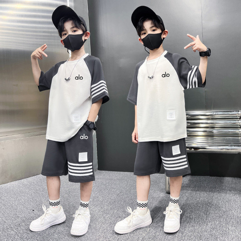 品牌正品男童夏装短袖套装2026新款夏季中大儿童男孩夏款运动潮酷