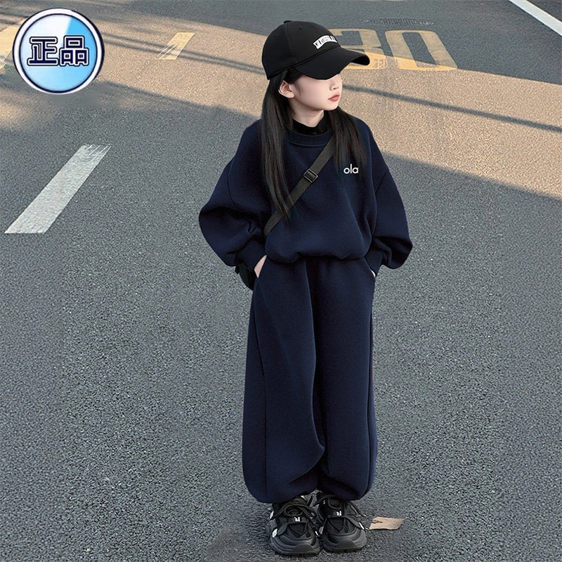 品牌正品女童卫衣套装春秋款2026新款中大儿童女孩春装运动两件套