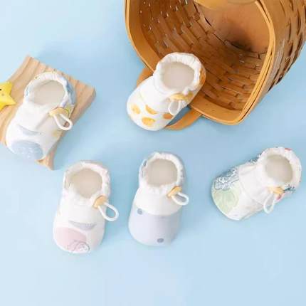 婴儿鞋子袜子步前鞋0-12月宝宝步前鞋不掉鞋0-3-6-12月婴儿袜鞋