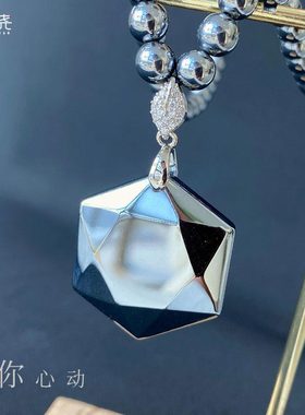 太赫兹石卫星吊坠男女款时尚饰品
