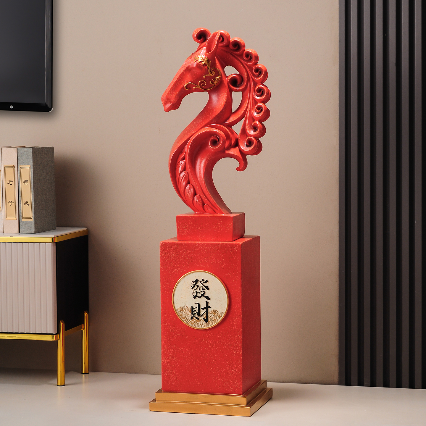 新中式马到成功马摆件办公室客厅电视柜酒柜装饰品乔迁开业礼物